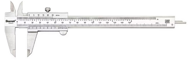Starrett 游標卡尺 125MEA-6/150, 1支