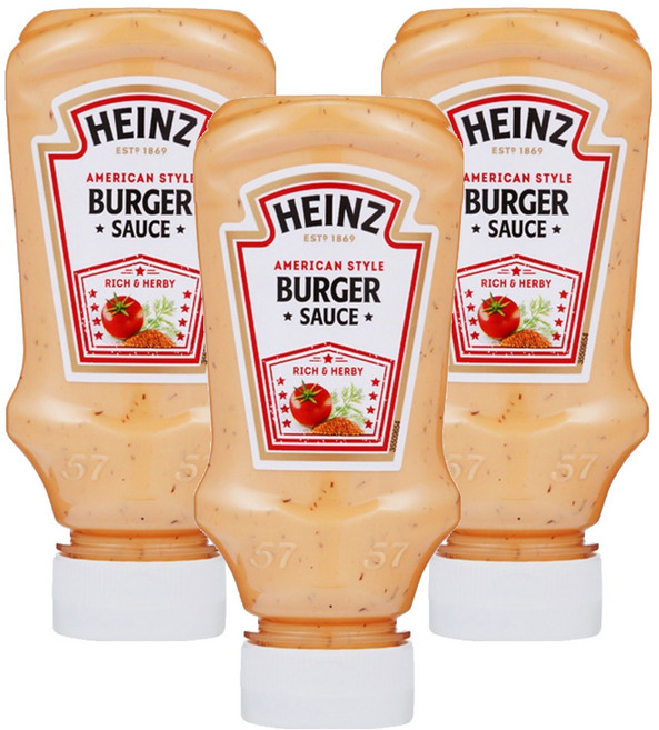 하인즈 버거소스, 230g, 3개