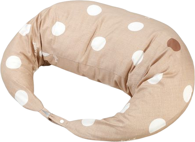 Fuddo 福朵 俏媽咪月亮枕 155 x 28 x 20cm, 焦糖點, 1入