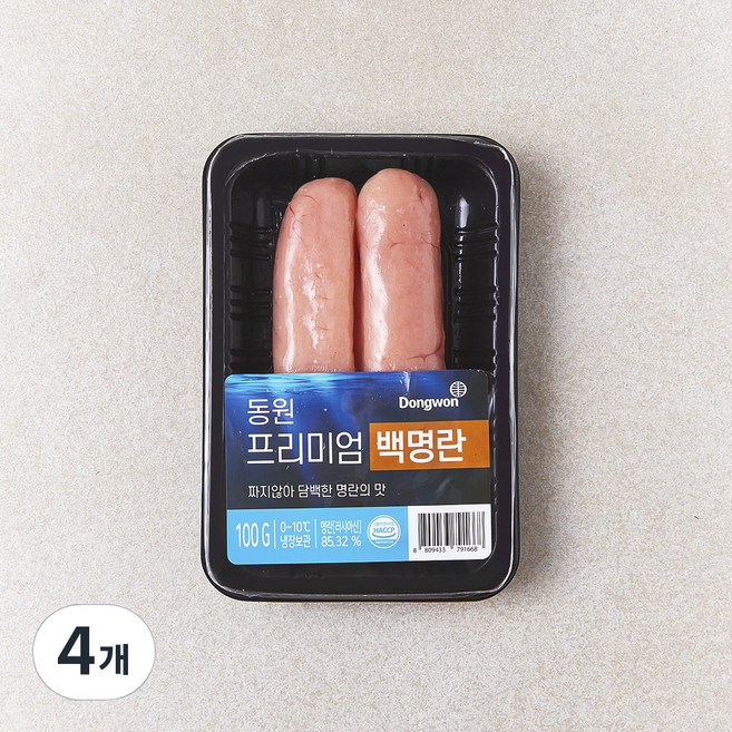 동원 프리미엄 백명란, 100g, 4팩