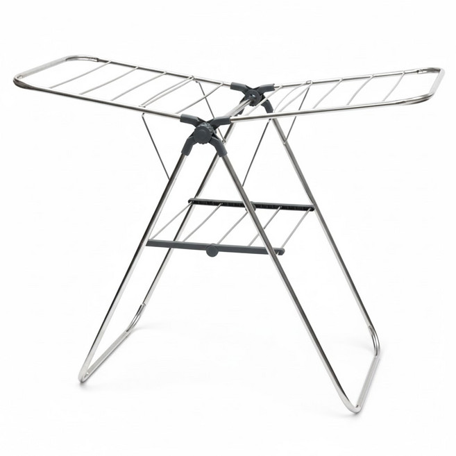 comet Home 翼型折疊式曬衣架, 不鏽鋼 銀色