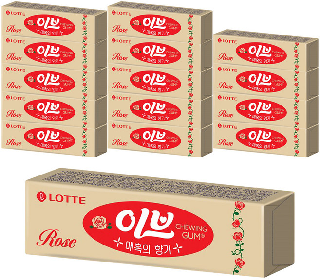 롯데웰푸드 이브로즈, 26g, 15개