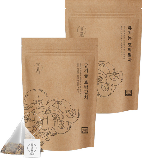 다정헌 유기농 호박팥차 티백, 1.5g, 20개입, 2개
