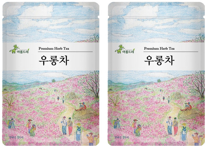 아름드레 삼각티백 우롱차, 1.5g, 25개입, 2개