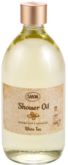 SABON 沐浴油 白茶, 500ml, 1瓶