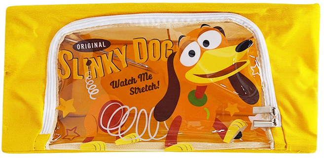 收納王妃 玩具總動員牛津布收納箱 彈簧狗 22L, 黃色, 1個