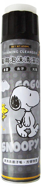 收納王妃 史努比萬用泡沫清潔劑 650ml, 1個