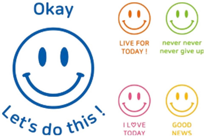 해피베어스 아이론 스티커, 럭키 스마일, 1개