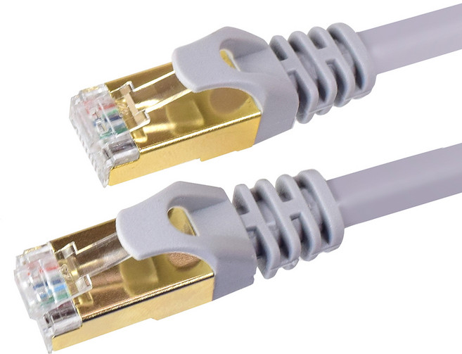 홈플래닛 게이밍용 UTP 고속 CAT.7 10Gbps 인터넷 랜케이블, 2m, 그레이, 1개