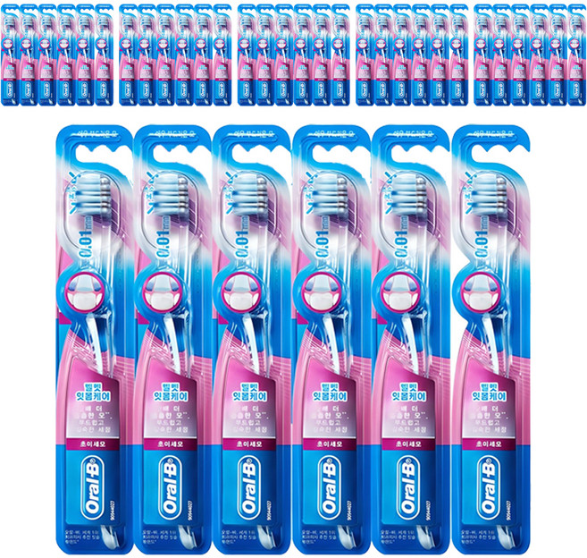 오랄비 벨벳 초소형헤드 잇몸케어 칫솔, 1개입, 36개