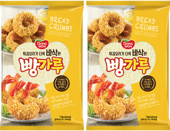 동원 빵가루, 1kg, 2개