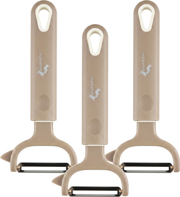 上龍 活動削皮刀/刨刀 16.5cm, 銀色, 3支