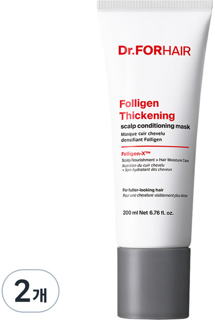 닥터포헤어 폴리젠 씨크닝 스칼프 컨디셔닝 마스크, 200ml, 2개