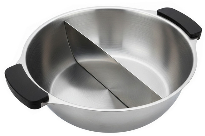 Chipin 桔品 鴛鴦火鍋, 34cm, 1個