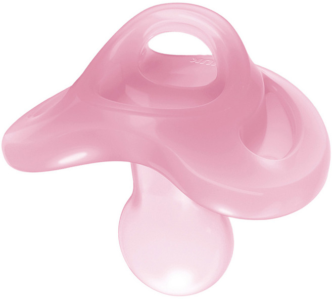 NUK SENSITIVE全矽膠安撫奶嘴, 6~18個月, 粉色, 1個