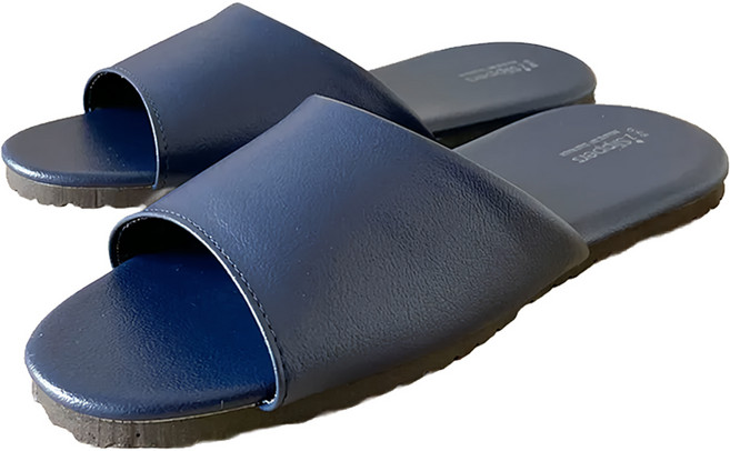 TAIWAN SLIPPER 台灣犀利趴 經典系列 皮質室內拖鞋, 藍色, 1雙