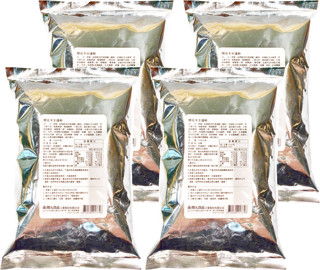 開元食品 卡士達粉, 1kg, 4包