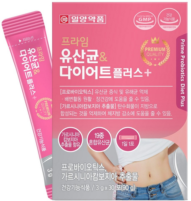 일양약품 프라임 유산균 다이어트 플러스 30p, 90g, 1개