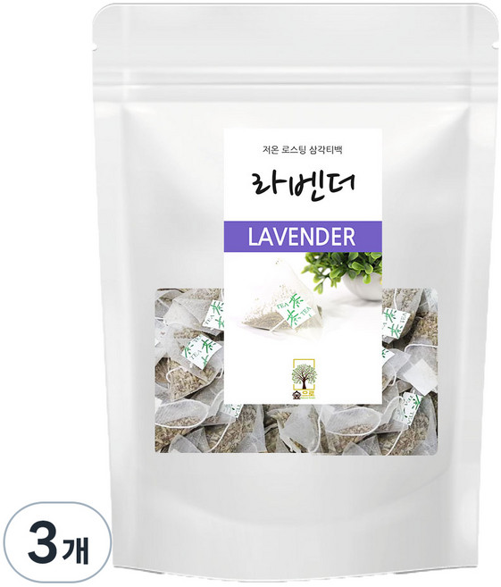 숲으로허브 라벤더 삼각티백, 100개입, 3개, 1g