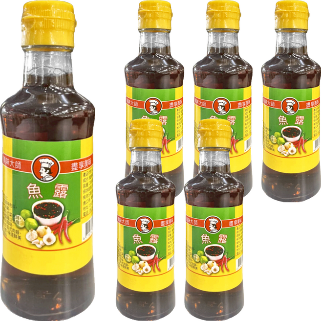 CHEF'S CHOICE 美味大師 魚露 泰國原產, 200ml, 6瓶