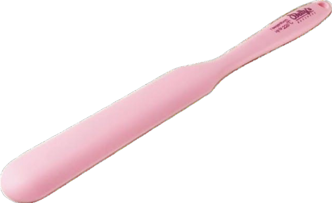 Betty's 焙蒂絲 一體式矽膠直角刮刀 24.5cm, 1支, 粉色