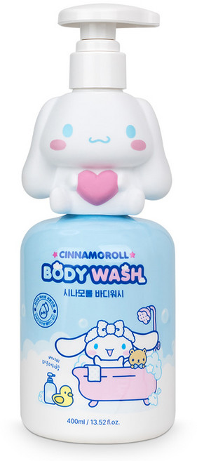 아텍스 유아용 시나모롤 약산성 바디워시 베이비파우더향, 400ml, 1개