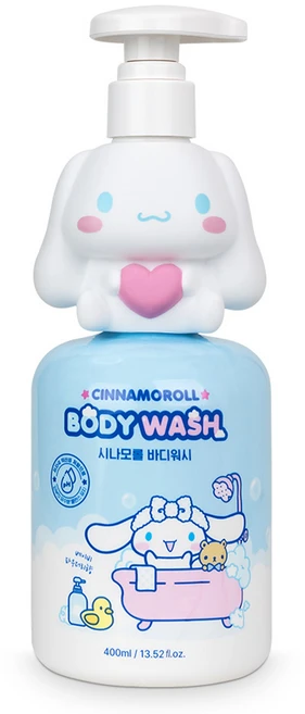 아텍스 유아용 시나모롤 약산성 바디워시 베이비파우더향, 400ml, 1개 - 쿠팡