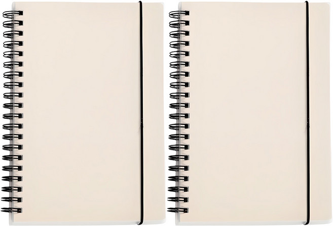 모닝글로리 PP 밴딩 스프링노트 비움 32절 좌철, 랜덤발송, 2개