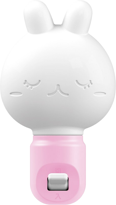 Kinyo LED造型小夜燈 NL-5921 59 x 106 x 62.5mm 36g, 晚安兔兔 白色