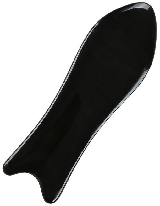 MEO 물소뿔 물고기 마사지 괄사, 1개