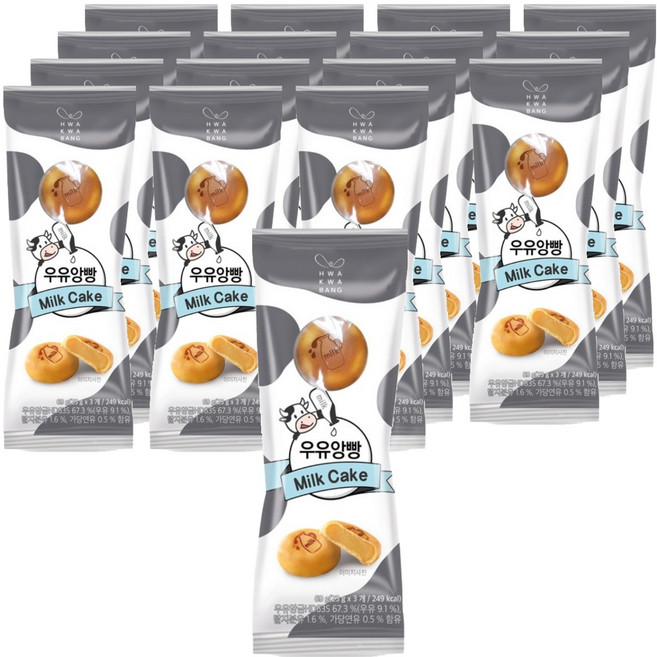 화과방 목장우유로 만든 우유앙빵, 69g, 16개