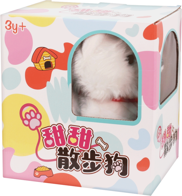 甜甜散步狗 - 比熊 3歲以上適用年齡, 白色, 1盒, 28cm