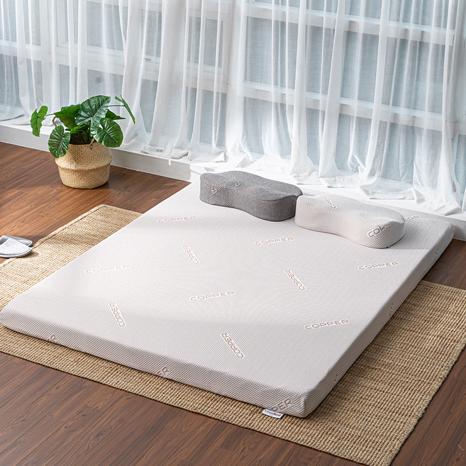 그랜레스트 발칸 메모리폼 코퍼 토퍼 일반형, 화이트, 5cm