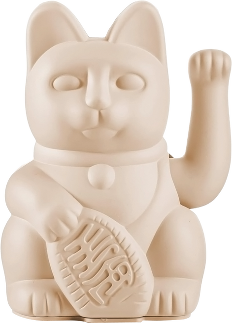 DONKEY 幸運繽紛招財貓 - 淡褐色 15cm