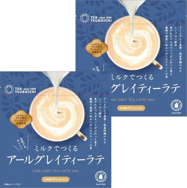 TEA TSUBOICHI 製茶本舖 伯爵茶沖泡粉, 80g, 1入, 2包