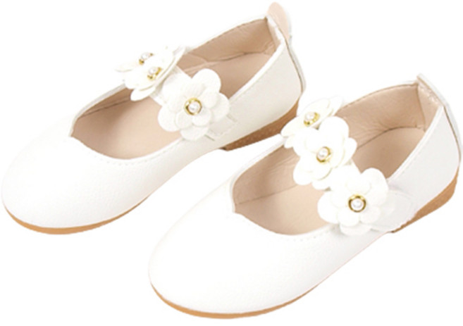 베베마루 여아용 발등 꽃 구두 9915