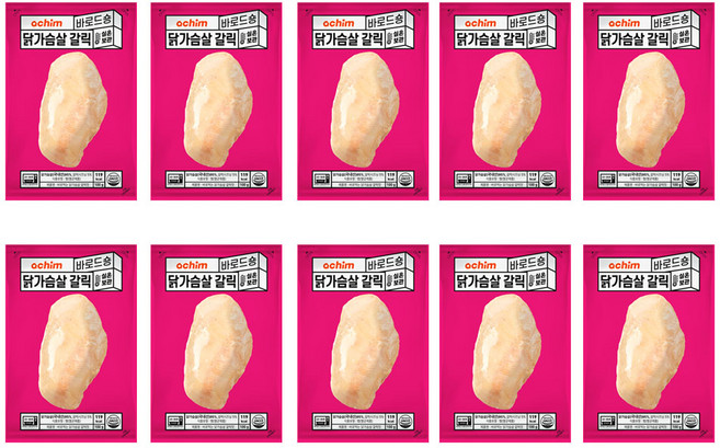 바로드숑 바로 먹는 닭가슴살 갈릭맛, 100g, 10개
