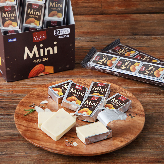 상하치즈 미니 아몬드고다 치즈, 48g, 15개입, 1개