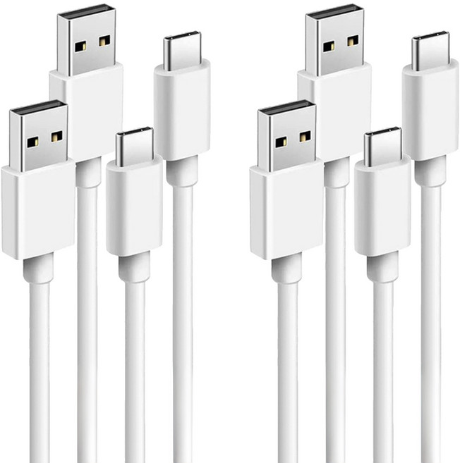 HONG JIN 宏晉 TYPE-C 5A快充線 USB-A-Type-C, 4條, 2m