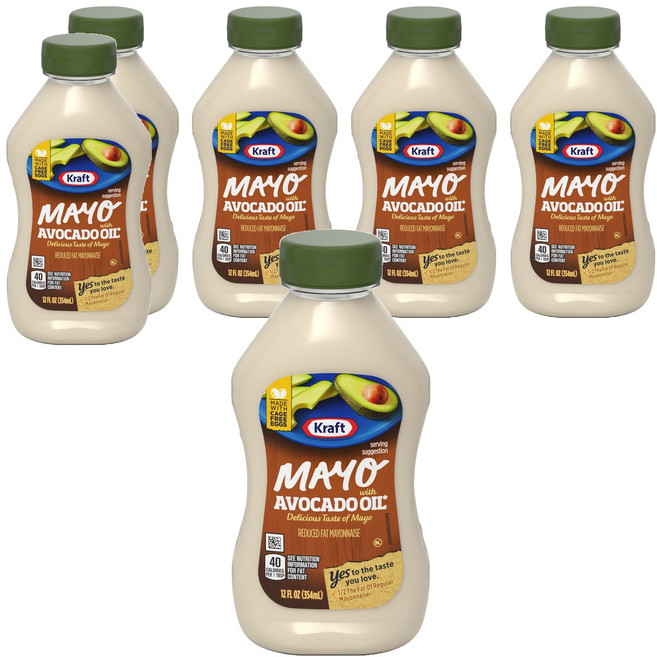 크래프트 아보카도 오일 마요네즈, 6개, 354ml
