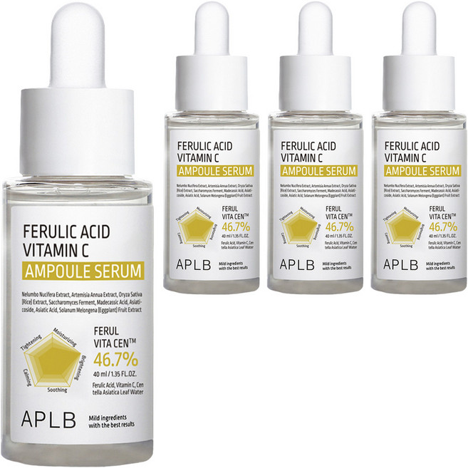 APLB 페룰산 비타민C 앰플 세럼, 40ml, 4개