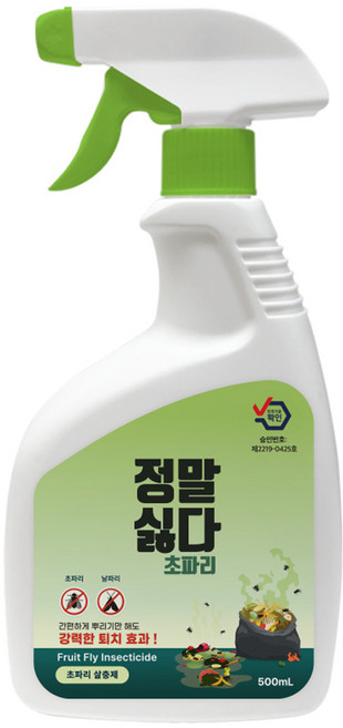 정말싫다 초파리 살충제, 500ml, 1개