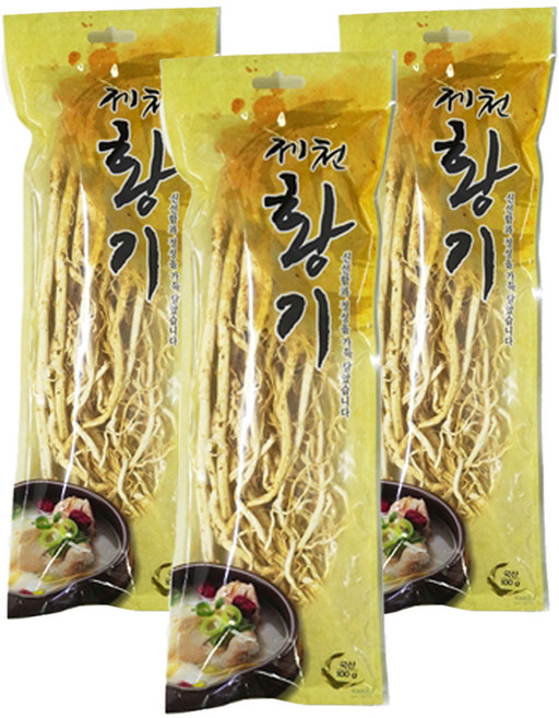 제천황기, 3개, 100g