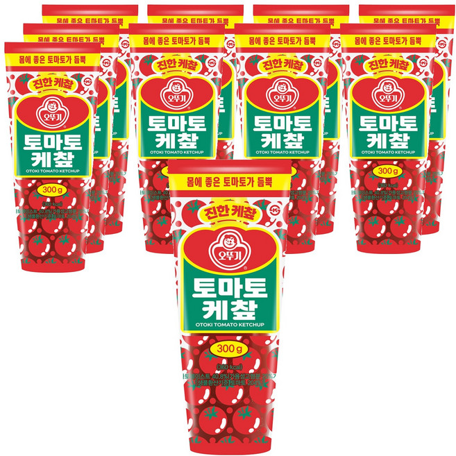오뚜기 토마토 케챂, 300g, 10개