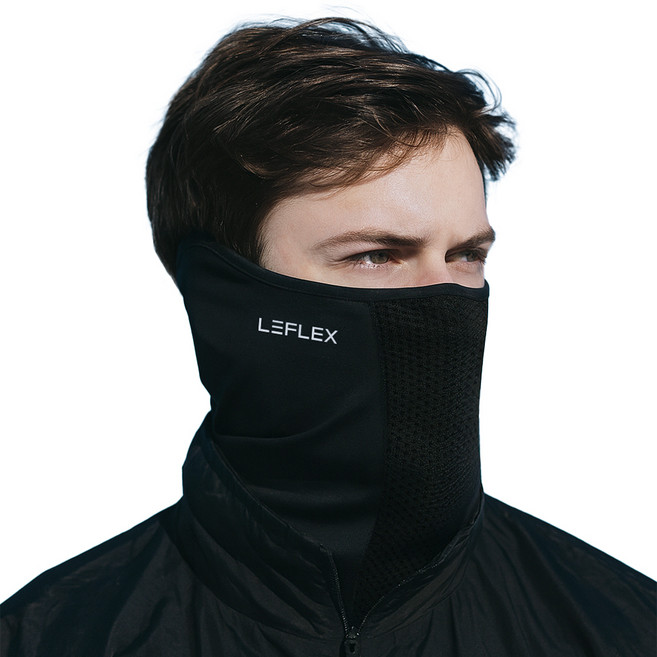 르플렉스 넥게이터 워머, 블랙, 1개