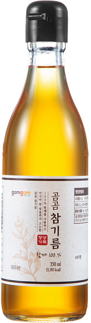 곰곰 참기름, 350ml, 1개