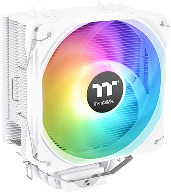thermaltake 曜越 ARGB CPU 散熱器, UX200 SE, 白色, 1個