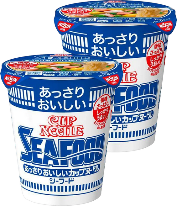 NISSIN 日清 CUP NOODLE 合味道 清爽海鮮杯麵 60g, 2入
