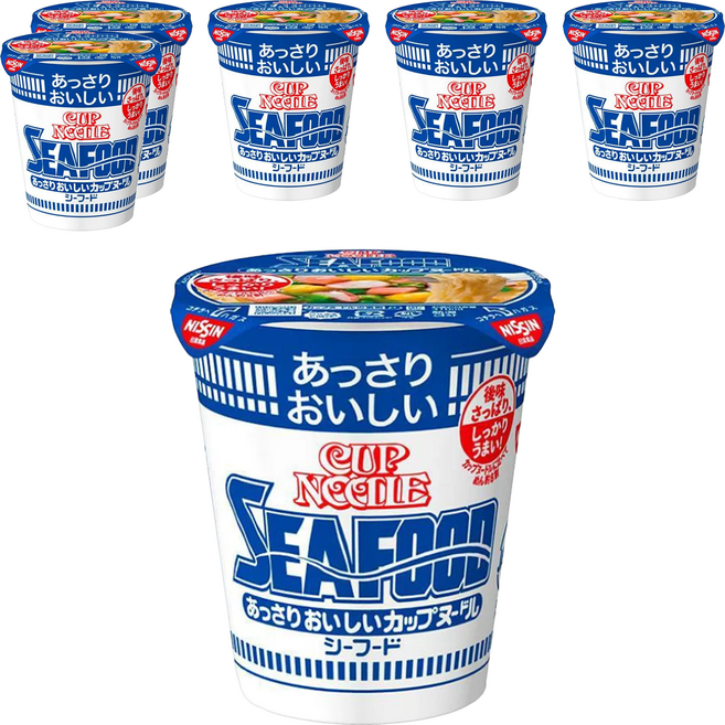 NISSIN 日清 CUP NOODLE 合味道 清爽海鮮杯麵 60g, 6入