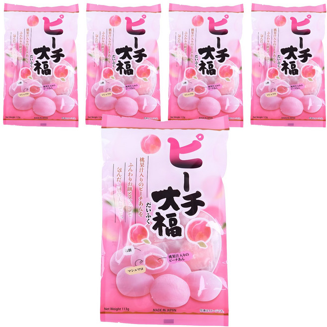 Kubota Seika 久保田 水蜜桃麻糬, 113g, 5個